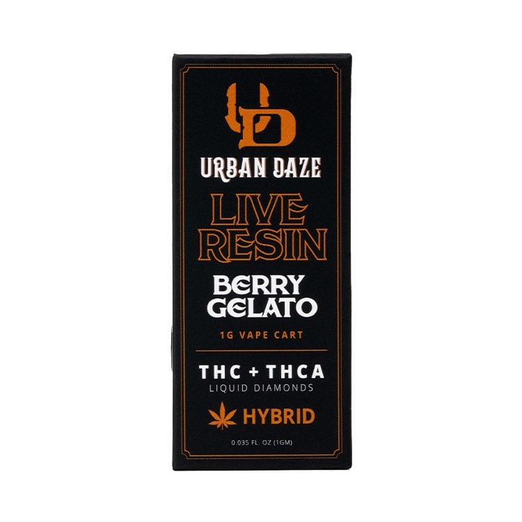 THCA Vape Cart 1gm – Hybrid - Berry Gelato