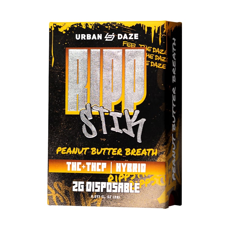 THCP Vape Ripp Stik Disposable 2gm – Hybrid - Peanut Butter Breath