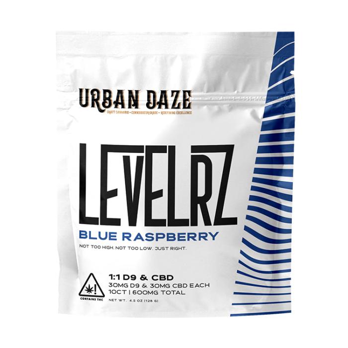 1:1 Delta 9 & CBD Levelrz Gummies 60mg - 10ct | Urban Daze