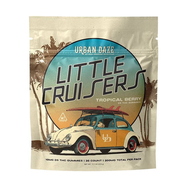 Delta 9 Little Cruisers Gummies 10mg – 30ct - Tropical Berry